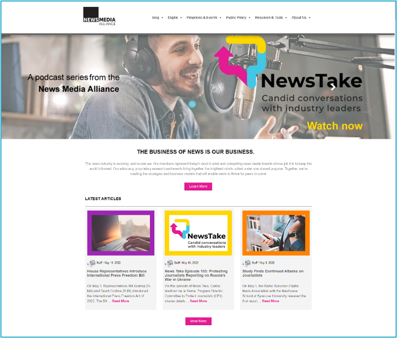 News/Media Alliance Member Product and Program Overview News/Media