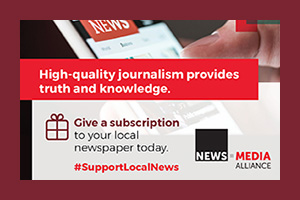 Give a Subscription to Your Local Newspaper Ad
